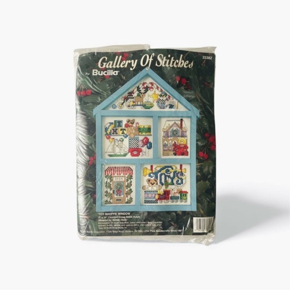 Bucilla Gallery of Stitches Toy Shoppe Cross-Stitch Kit